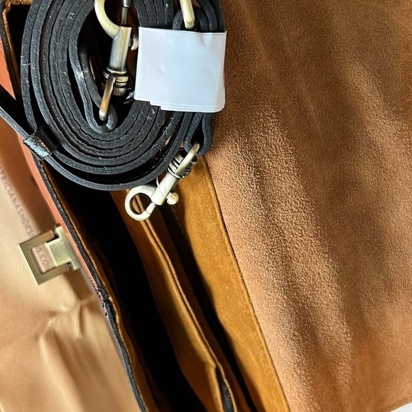 New Patricia Nash Yoeky Leather Top Handle Crossbody Vintage Color Block NWT - Picture 6 of 8